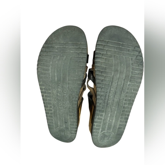 Mephisto Shoe Slip On Sandal Leather Strappy Size 36 - Picture 7 of 8